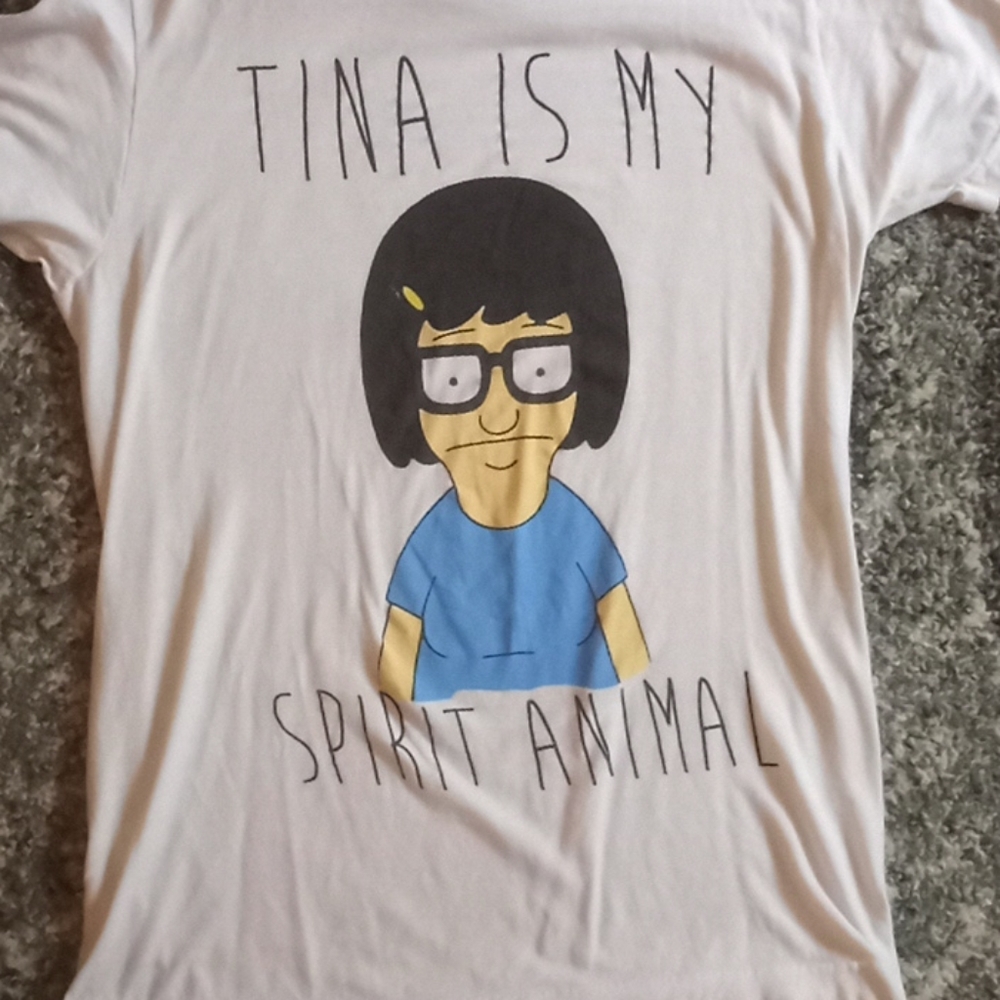 Small, white Tina Belcher/Bob's Burgers T-Shirt